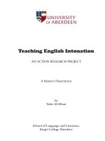Teaching1 english intonation 
