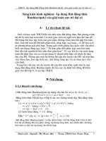 KINH NGHIỆM ÁP DỤNG BĐT BUNHIACOPXKI DÀNH CHO HỌC SINH TRUNG HỌC CƠ SỞ CỰC HAY VÀ HIỆU QUẢ