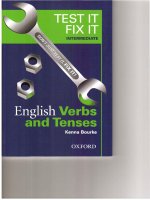 Test it fix it   english verbs  tenses   intermediate 