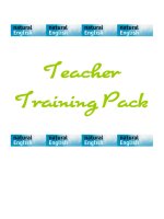 Natural english teacher training pack 