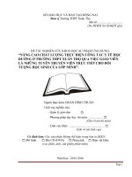 sáng kiến kinh nghiệm nâng cao chất lượng thực hiện công tác y tế học đường ở trường THPT xuân thọ qua việc giáo viên chủ nhiệm là những tuyên truyền viên trực tiếp cho đối tượng học 