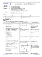 Khảo sát hàm số bậc 3 giáo án bài khảo sát sự biến thiên và vẽ đồ thị hàm số 1