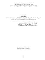 Tiểu luận giáo dục công dân: Sử dụng phương pháp dạy học bằng tình huống nhằm Giáo dục pháp luật cho học sinh THCS trong dạy học môn Giáo dục công dân