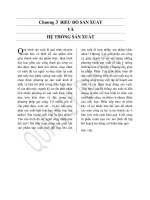 Bài giảng thiết kế hệ thống sản xuất   chương 3 biểu đồ sản xuất và hệ thống sản xuất