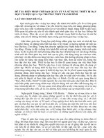 skkn biện pháp chỉ đạo quản lý và sử dụng thiết bị dạy học có hiệu quả tại  trường THPT thanh bình 