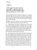 y kien ve luat giao duc va sua doi luat giao duc