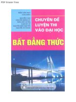 (Luyện thi toán học) bất đẳng thức   trần văn hạo