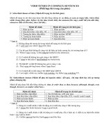 VERB TENSES IN SUBORDINATE CLAUSES