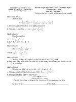 15 ĐỀ THI HSG TOÁN 9 CÓ ĐÁP ÁN ĐẦY ĐỦ