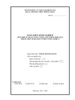 sáng kiến kinh  nghiệm TÍCH hợp sử DỤNG NĂNG LƯỢNG TIẾT KIỆM, HIỆU QUẢ TRONG một số bài dạy ở môn CÔNG NGHỆ 11 
