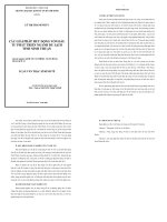 Các giải pháp huy động vốn đầu tư phát triển ngành du lịch tỉnh Ninh Thuận