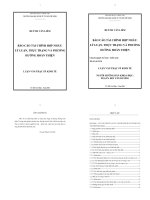 Báo cáo tài chính hợp nhất Lý luận, thực trạng và phương hướng hoàn thiện