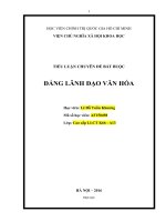 3. đã sửa ĐẢNG LÃNH ĐẠO VĂN HÓA