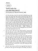 ban ve triet ly giao duc