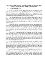 sáng kiến kinh nghiệm một số biện pháp quản lý thiết bị dạy học tại trường THPT tôn đức thắng huyện tân phú, tỉnh  đồng nai 