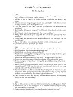 CÂU HỎI ÔN QTH 2016