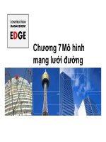 Bài giảng tin học trong quản lý xây dựng chương 7   ths  đỗ thị xuân lan
