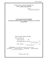 skkn ứng dụng công nghệ thông tin trong công tác quản lý cơ sở vật chất trường THPT 