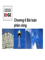 Bài giảng tin học trong quản lý xây dựng chương 6   ths  đỗ thị xuân lan