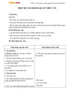 Giáo án Khoa học 4 bài 11