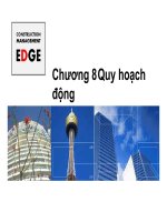 Bài giảng tin học trong quản lý xây dựng chương 8   ths  đỗ thị xuân lan