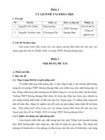 skkn giải pháp bước đầu trong việc xây dựng trường điển hình đổi mới dạy học ngoại 