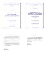 Ảnh hưởng không gian dịch vụ đến xu hướng trung thành của khách hàng tại các nhà hàng