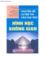 (Luyện thi toán học) hình học không gian