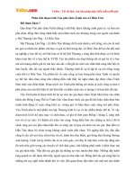 Phân tích đoạn trích Vào phủ chúa Trịnh của Lê Hữu Trác