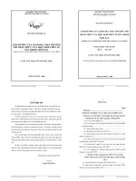 ẢNH HƯỞNG CỦA GIÁO DỤC NHÀ TRƯỜNG TỚI NHẬN THỨC CỦA HỌC SINH THPT VỀ SỨC KHOẺ SINH SẢN