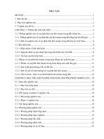 ảnh hưởng của thế oxy hóa – khử tới sự phát thải khí metan trong đất phù sa sông hồng