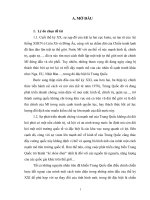 LUẬN VĂN THẠC SĨ LỊCH SỬ: Chính sách đối ngoại của Trung Quốc đối với khu vực Nam Á trong thập niên đầu của thế kỉ XXI