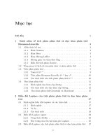 Phép toán phân thứ và ứng dụng