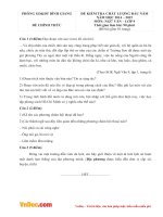 Đề thi khảo sát chất lượng đầu năm môn Ngữ văn lớp 9 phòng GD&ĐT Bình Giang, Hải Dương năm 2014 - 2015