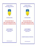 Luận văn thạc sĩ kinh tế Đào tạo nguồn nhân lực phục vụ phát triển kinh tế xã hội thành phố Cần Thơ thời kỳ 20152020
