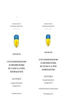 Các yếu tố ảnh hưởng đến quyết định mua thiết bị phòng thí nghiệm phục vụ dạy học các trường CĐĐH trên địa bàn thành phố Hồ Chí Minh