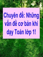 chuyen de day toan lop 1
