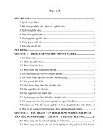 Tiểu luận quản trị văn phòng: THỰC TRẠNG VĂN HÓA DOANH NGHIỆP, XÂY DỰNG VĂN HÓA DOANH NGHIỆP TẠI CÔNG TY HONDA VIỆT NAM