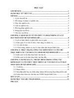 TIỂU LUẬN : THỰC TRẠNG CÔNG TÁC KIỂM SOÁT VÀ TỔ CHỨ THỰC HIỆN CÁC VĂN BẢN CỦA UBND HUYỆN BÌNH LIÊU n