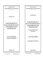 Giải pháp hoàn thiện công tác đào tạo và phát triển nguồn nhân lực tại doanh nghiệp Trung Thành thành phố Thái Nguyên