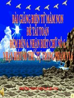 Bài giảng điện tử mầm non lớp Lá đề tài Toán Đếm đến 6. Nhận biết chữ số 6. Nhận biết số thứ tự trong phạm vi 6