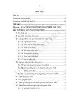 Khảo sát và đánh giá sản phẩm phần mềm theo tiêu chuẩn chất lượng 