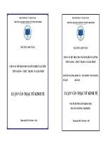 Cho vay hỗ trợ cho người nghèo tại Tiền Giang  Thực trạng và giải pháp