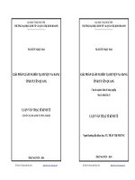 Giải pháp giảm nghèo tại huyện Na Hang tỉnh Tuyên Quang