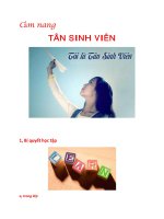 Cẩm nang Tân Sinh Viên