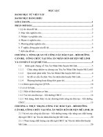 Báo cáo kiến tập: Thực trạng và giải pháp nâng cao hiệu quả công tác đào tạo bồi dưỡng cán bộ công chức tại Tòa Án Nhân Dân huyện Mê Linh