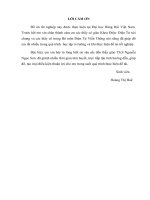 Mạng thông tin di động và nghiên cứu thiết kế vùng phủ sóng thông tin di động