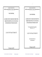 GIẢI PHÁP CHỦ YẾU NHẰM PHÁT TRIỂN NÔNG NGHIỆP THEO HƢỚNG SẢN XUẤT HÀNG HÓA Ở HUYỆN ĐỒNG HỶ TỈNH THÁI NGUYÊN