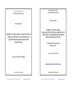 NGHIÊN CỨU THỰC TRẠNG VÀ MỘT SỐ YẾU TỐ LIÊN QUAN ĐẾN QUẢN LÝ CHẤT THẢI Y TẾ TẠI BỆNH VIỆN ĐA KHOA TRUNG ƢƠNG THÁI NGUYÊN