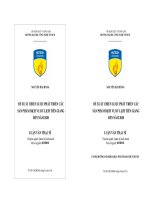 Luận văn thạc sĩ kinh tế Đề xuất chiến lược phát triển các sản phẩm dịch vụ du lịch Tiền Giang đến năm 2020